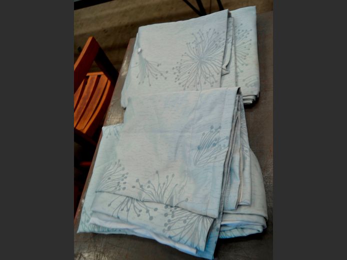 SET OF GREY CURTAINS