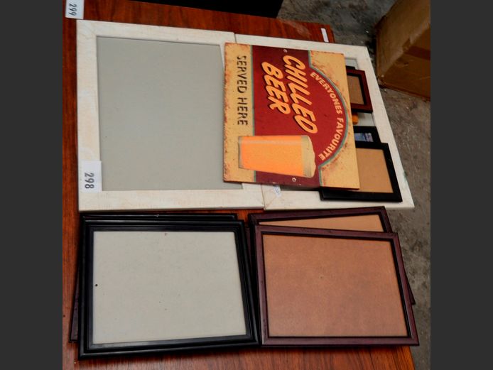 WALL MOUNT BAR SIGN, PICTURE FRAME, etc
