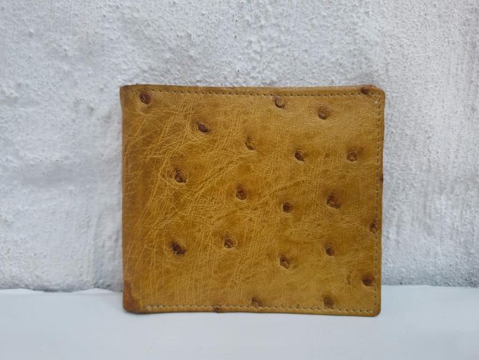 Ricardo Genuine Ostrich Leather Bifold Wallet