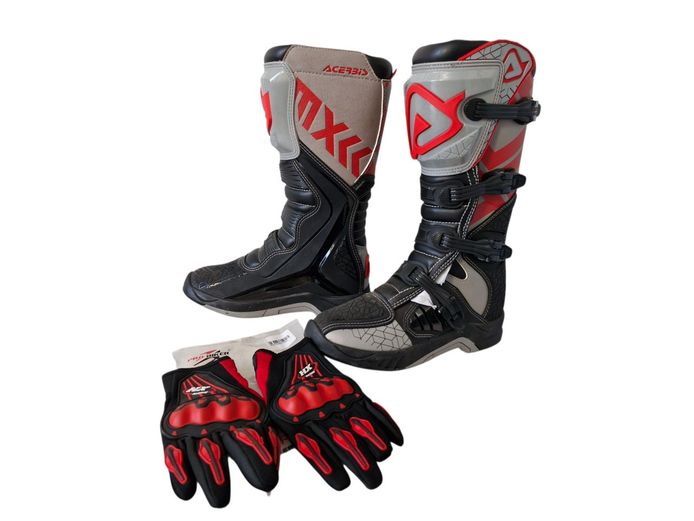 Brand New Acerbis X-Team Motorcross/Off-Road Boots & Gloves (Size 41)