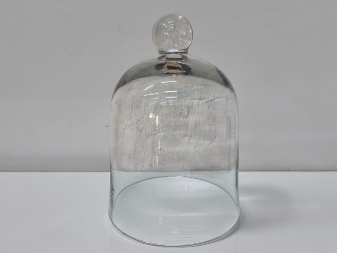 Vintage Clear Glass Display Cloche Dome