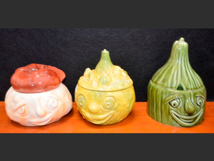 LOT OF 3: SYLVAC JAM POTS