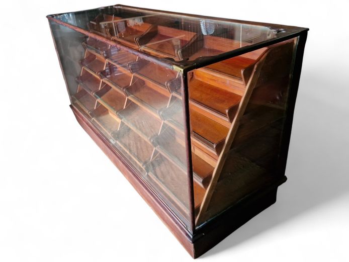 Early 1900's Fred K. Sage & Co Haberdashery Shop Counter