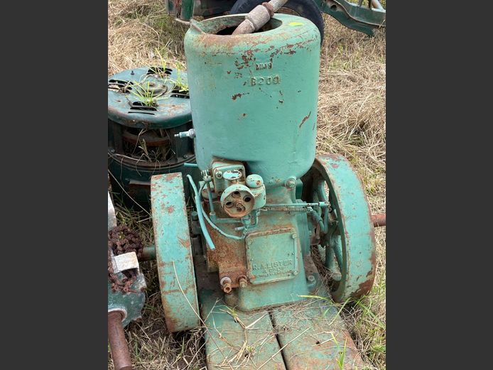 RA Lister with water tank on top