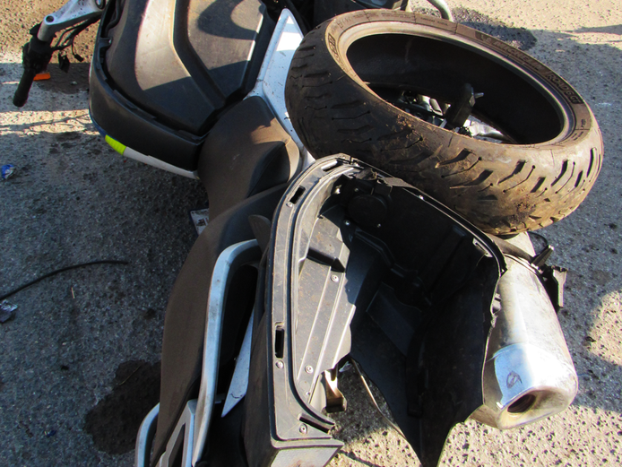 2015 White BMW R 1200 RT - SCRAP 67KMGP