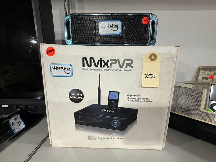 MIxPVR Multimedia Player & Recorder + Speaker 