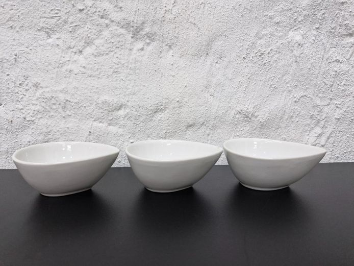 Tear-Shaped Ceramic Sauce Dip Bowls