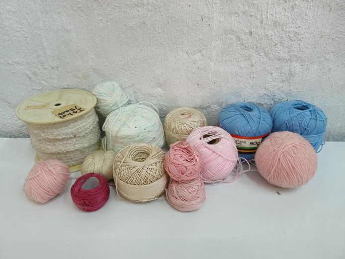 Assorted Knitting Yarn and Crochet Thread Lot