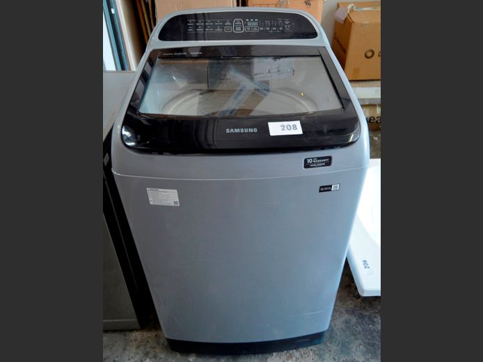 SAMSUNG WOBBLE TECHNOLOGY 15kg TOP LOADING WASHING MACHINE [Switches on, untested further]