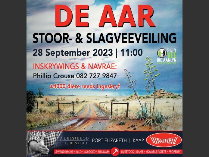 DE AAR STOOR- & SLAGVEEVEILING