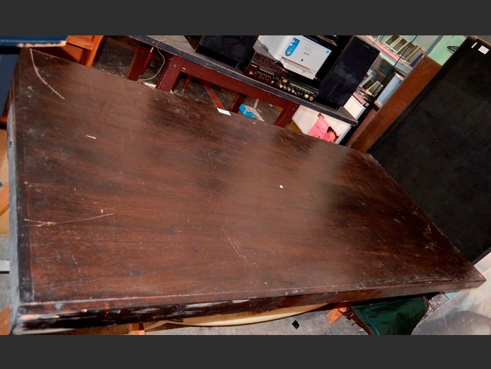 DARKWOOD 8-SEATER TABLE TOP ONLY, 220 x 110cm