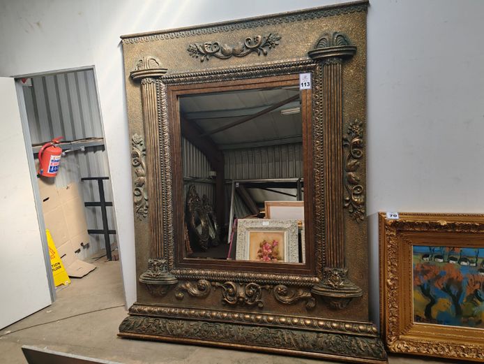 Large Framed Mirror (STC)