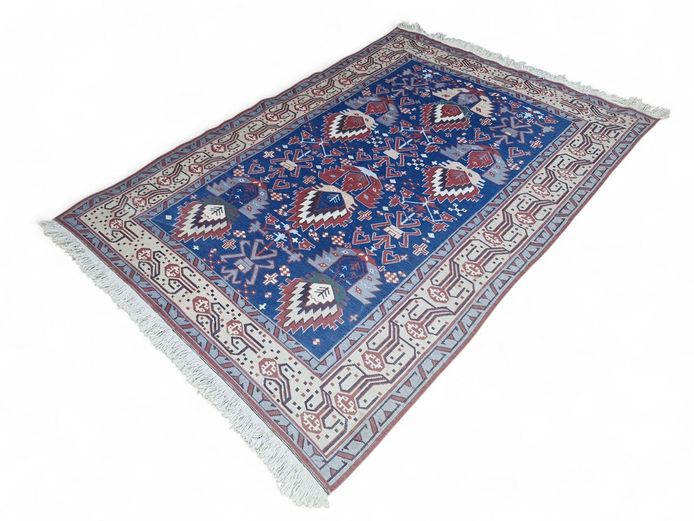 Vintage Hand Knotted Kilim Persian Rug