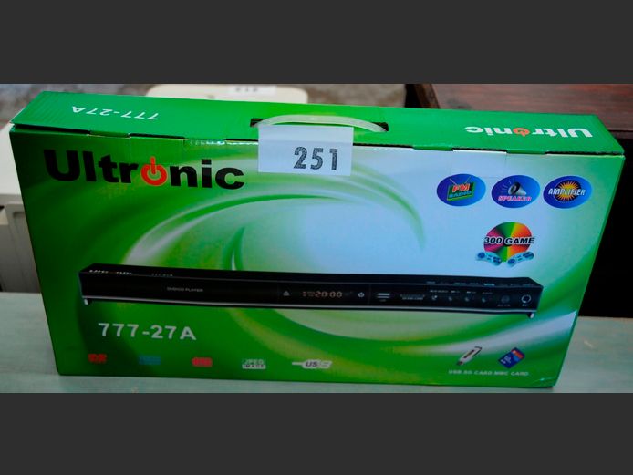 ULTRONIC DVD PLAYER WITH USB PORT & BUILT-IN GAMES