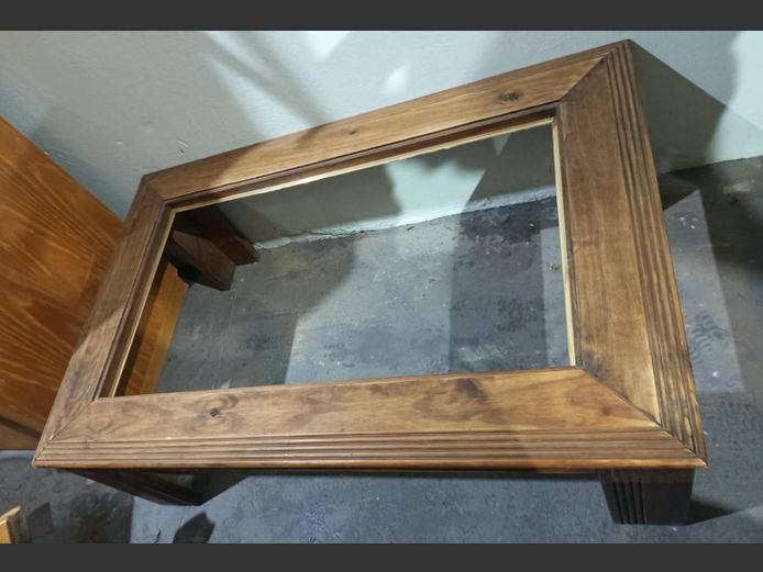 LIGHTWOOD COFFEE TABLE FRAME, 120 x 79 x 40cm [No glass]