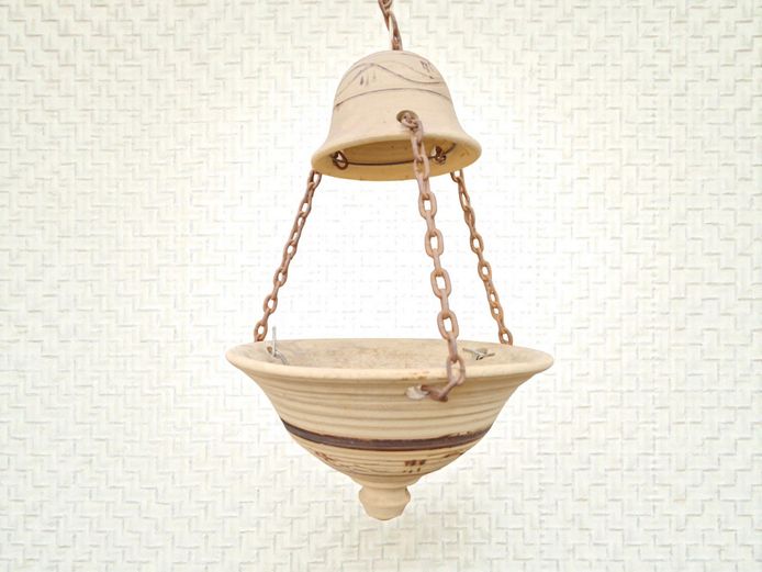 Ceramic Pottery Hanging Light