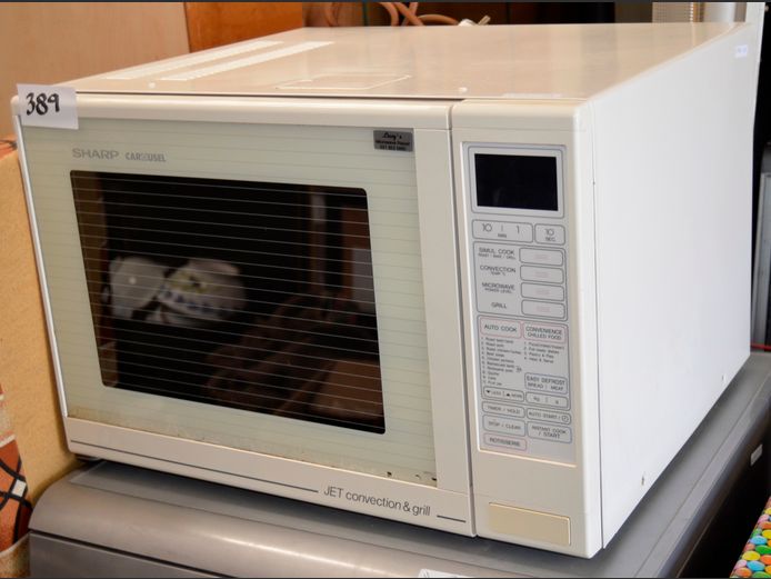 SHARP CAROUSEL JET CONVECTION & GRILL MICROWAVE [Switches on, untested further]