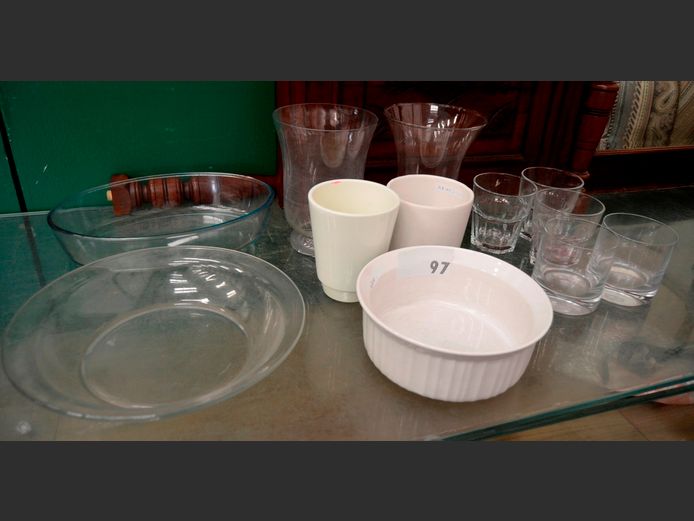 VASES, PIE DISH, OVEN DISH, etc