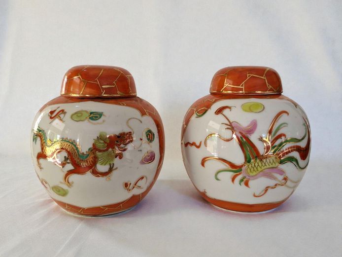 Qianlong Reign Reproduction Chinese Ginger Jars