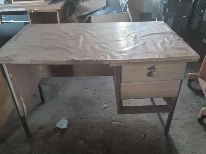 Wooden office desk