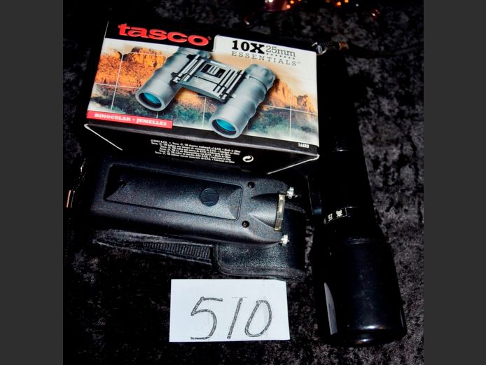 TASCO BINOCULARS & 2 x STUN GUNS [Untested]