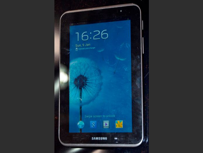 SAMSUNG GALAXY WI-FI TAB [GT-P3110] [Switches on, no charger]