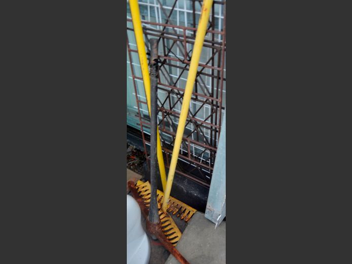 BURGLAR BARS, RAKES & A PICK