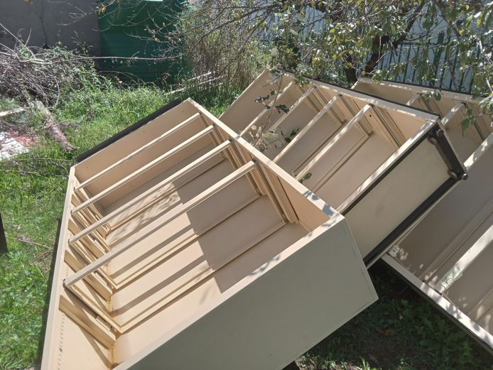 Steel shelf