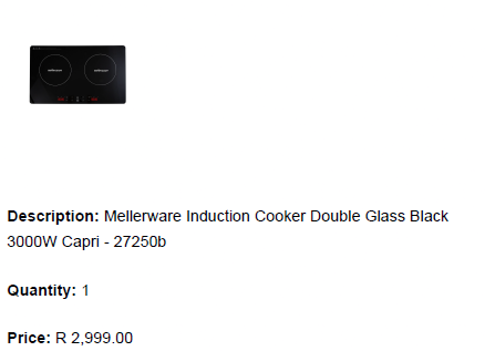 SILVER PALLET OF STOCK (NOT TESTED) TOTAL RETAIL VALUE: R 47,034.00