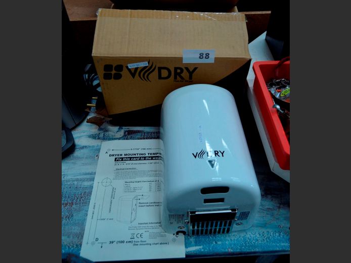 HYGIENE HOT AIR HAND DRYER [As New, Untested]