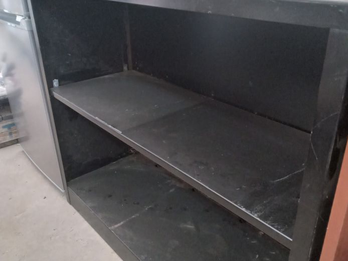 Steel Black Book Case Shelf 