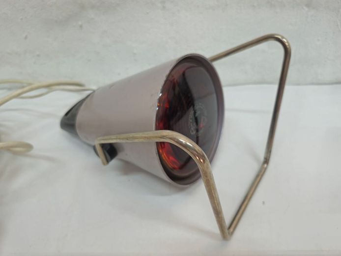 Vintage Mid-Century Philips Infraphil Heat Therapy Lamp (Made in Holland)