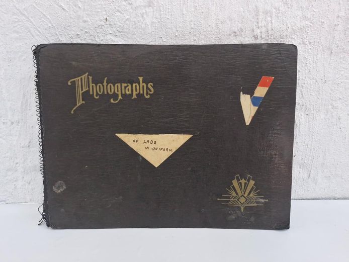 WWII SA Military Scrapbook & Photo Album - Transvaal Scottish & SAAF History