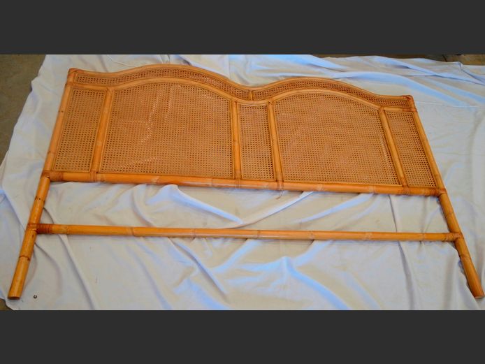 CANE & RATTAN KING SIZE HEADBOARD
