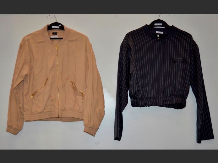 FIX STRIPED SHORT JACKET [12] & A TRUWORTHS JACKET [Size 36]