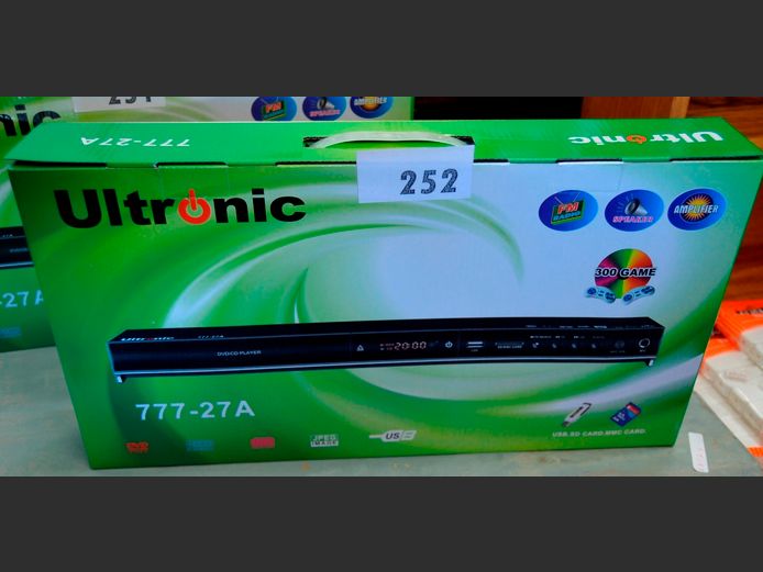 ULTRONIC DVD PLAYER WITH USB PORT & BUILT-IN GAMES