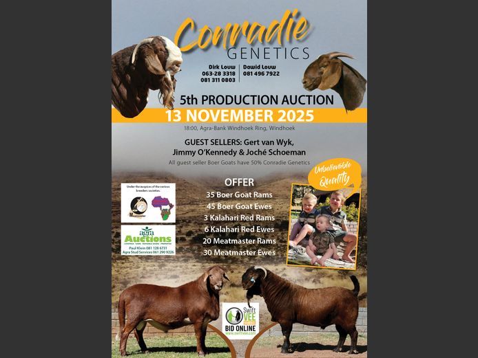 CONRADIE GENETICS 5TH PRODUCTION AUCTION