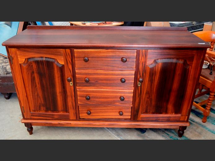 BLACKWOOD 2-DOOR, 4-DRAWER SIDEBOARD, 153 x 50 x 93cm