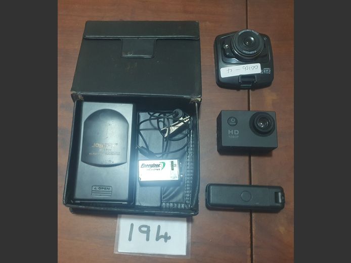 LOT: CAR DASHCAM, GO-PRO, etc [Untested]
