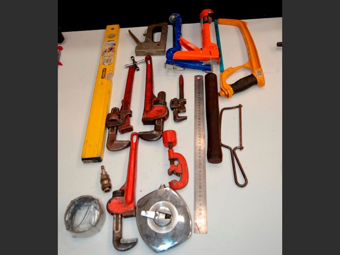 BLOWTORCH, BEARING PULLER, VICE GRIPS, etc