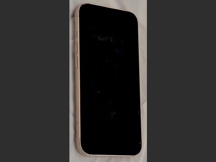 iPHONE 13 WHITE [Untested, no charger, Cloud status unknown]