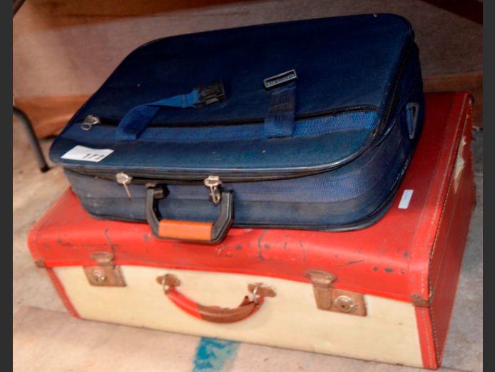 VINTAGE SUITCASE & ANOTHER