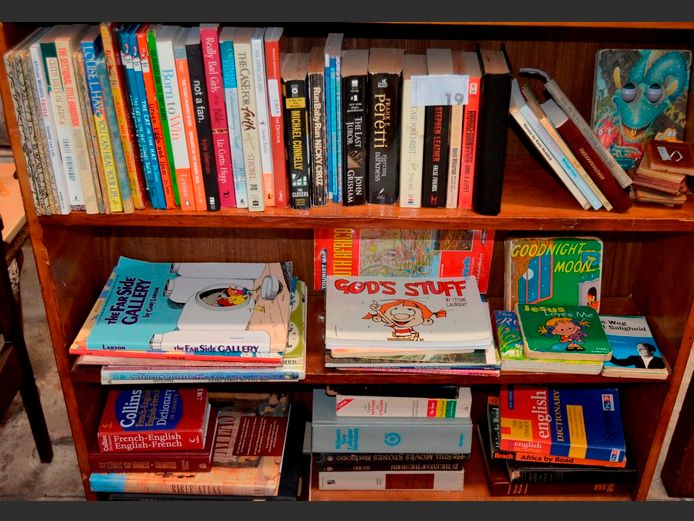 LOT ON 3 SHELVES: NOVELS, etc