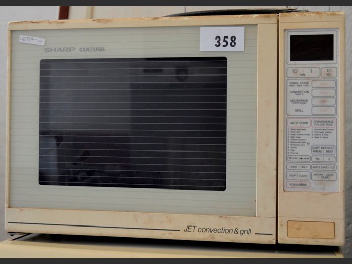 SHARP JET CONVECTION & GRILL MICROWAVE [Untested]