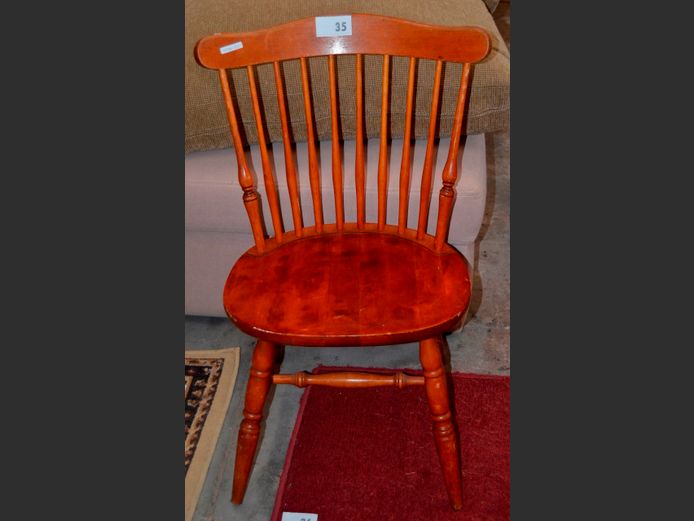 PINE SPINDLE BACK CHAIR