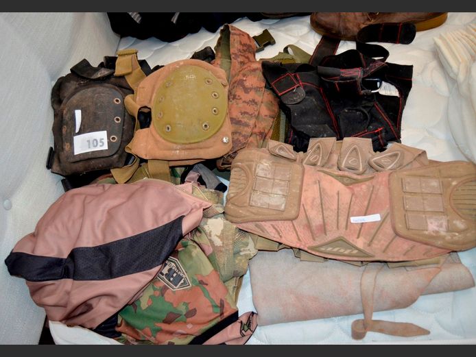 KNEE PADS, CAMO TOPS, etc