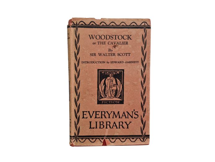 Vintage Novel Woodstock or The Cavalier by Sir Walter Scott