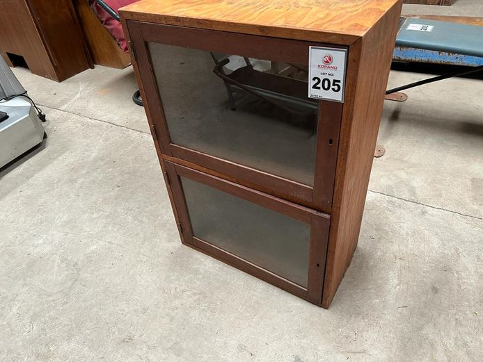 Glass door cabinet