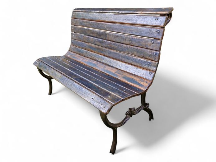 Heavy Cast Iron Garden Bench