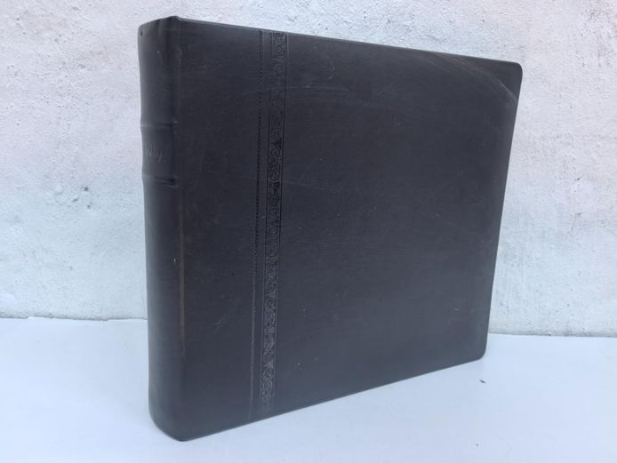 Large Embossed Filigree Border Wedding Photo Album